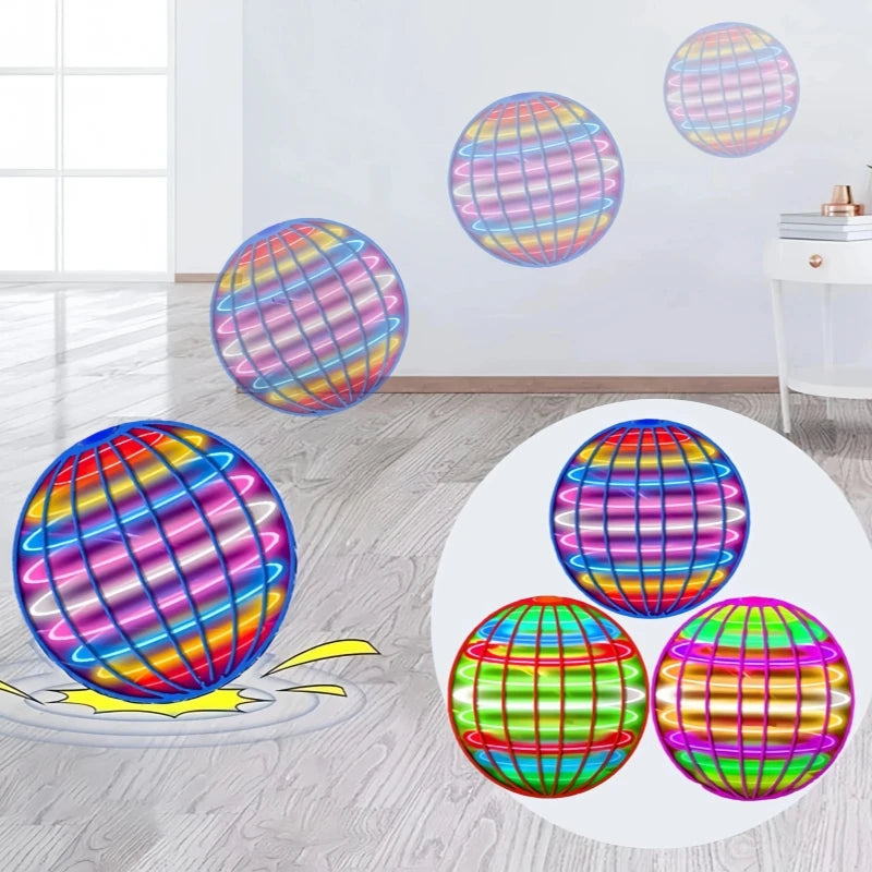 Rainbow Glow Flying Ball